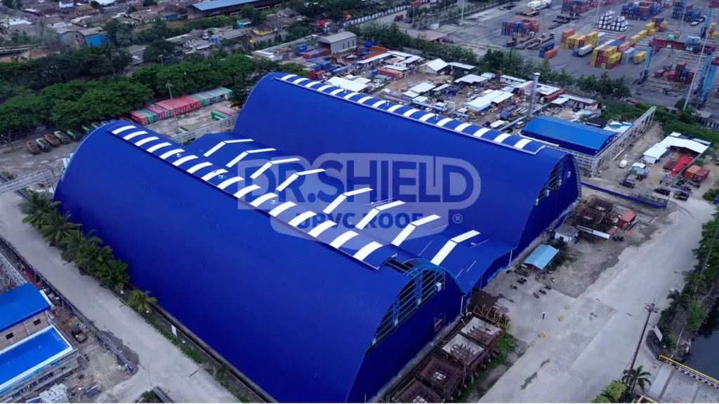 Pelindo yang menggunakan atap UPVC DR.SHIELD