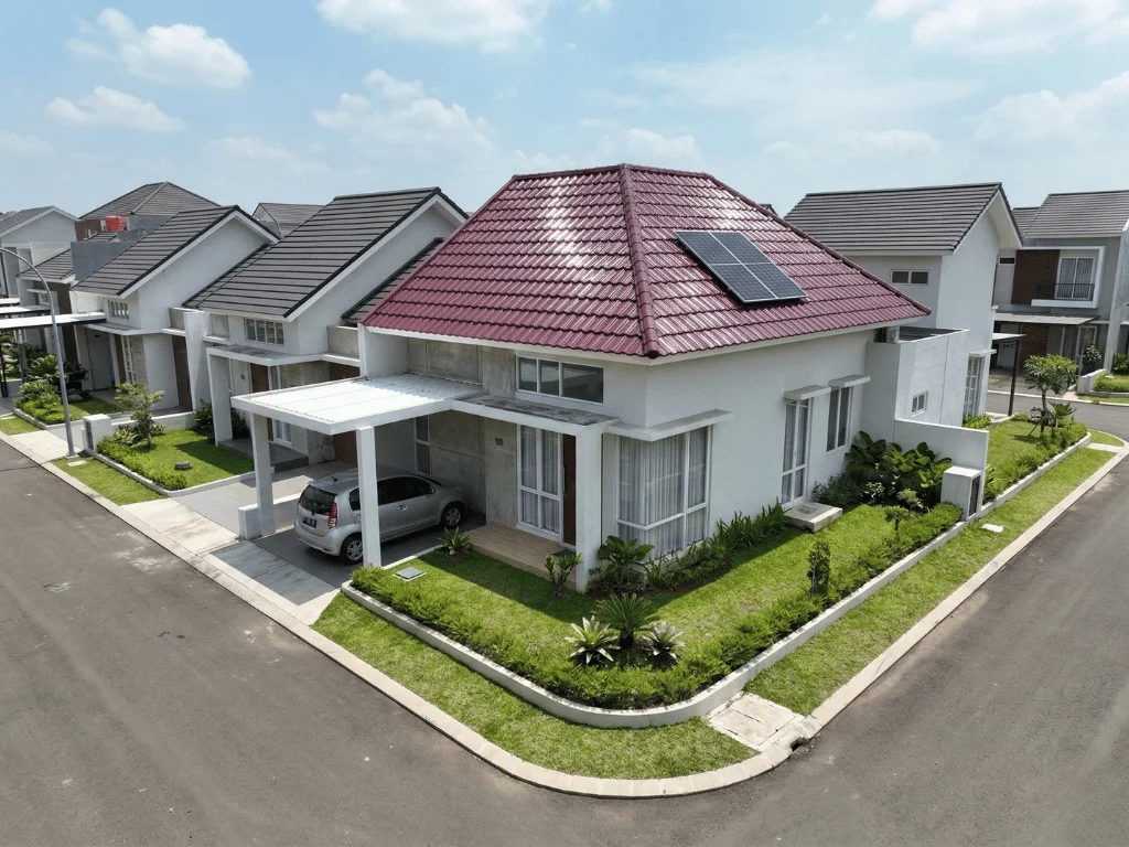 Rumah Hemat Energi: Kombinasi Atap UPVC dan Solar Panel