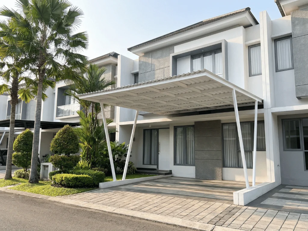 Kanopi Atap Minimalis: Inspirasi Rumah Industrial Modern