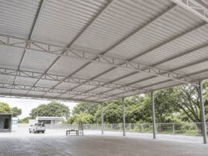 atap UPVC untuk bangunan sementara
