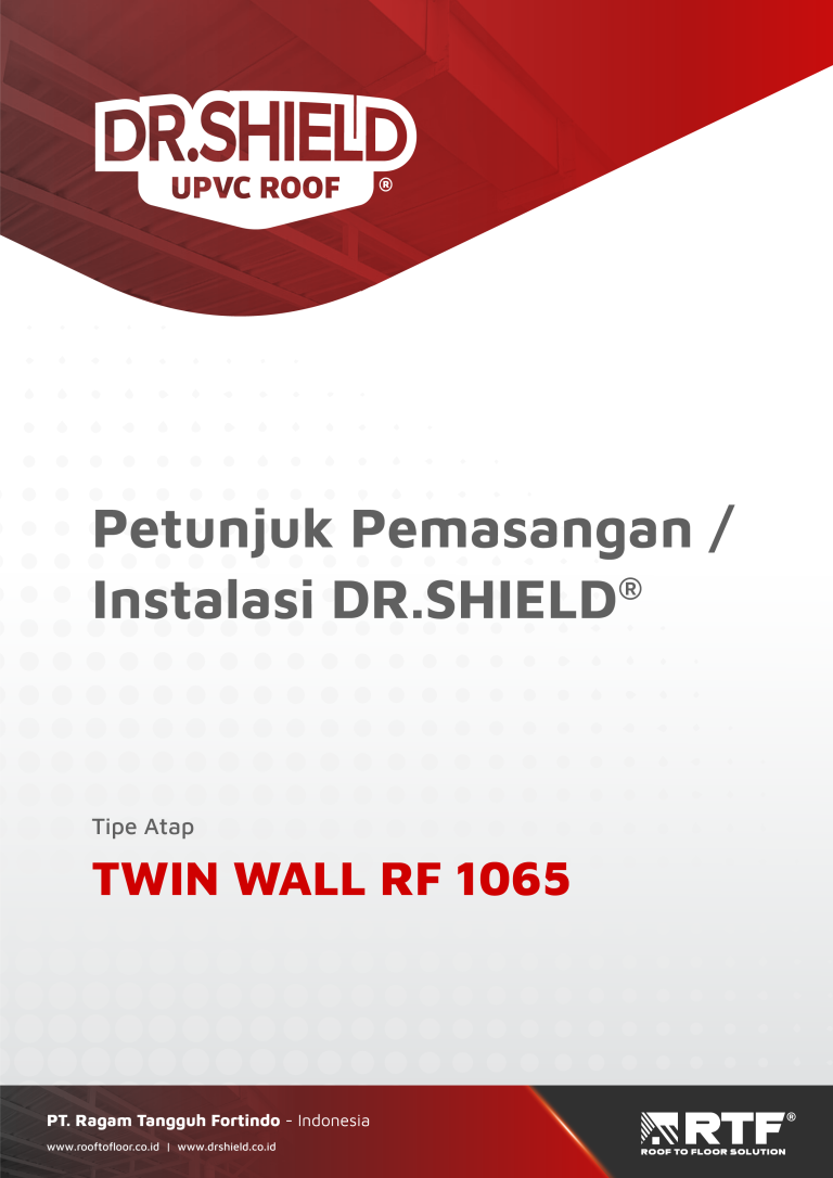 Cover Petunjuk Pemasangan / Instalasi DR.SHIELD® TW RF 1065