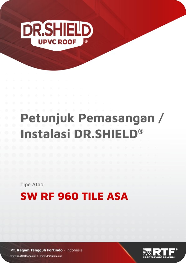 Cover Petunjuk Pemasangan / Instalasi DR.SHIELD® SW RF 960 TILE ASA